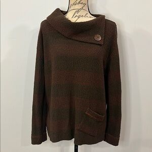Margaret Winters textured cotton blend sweater M